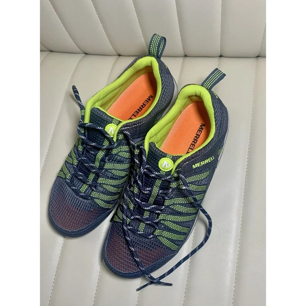 Merrell Hiking Trail Shoes Mens US 7.5 Ebony Tender‎ Shoots Performance Wear
